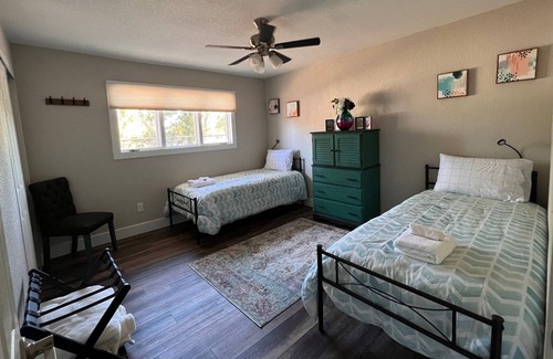 Redding House | Serene Getaway with access to tennis and fitness club