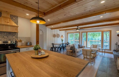 Amherst Ski Chalet | Serene Lake Escape with Spa Indulgence