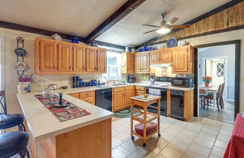 Anthony House | Serene Lakefront Getaway with Fire Pit & Grill!