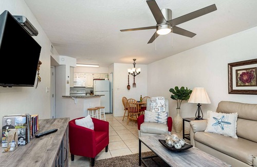 Ocean Side Village Apartment | Serene Pondside Getaway