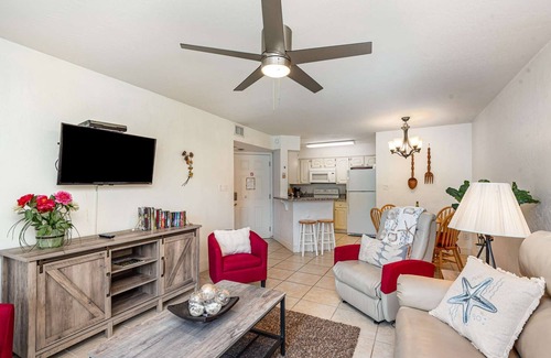 Ocean Side Village Apartment | Serene Pondside Getaway