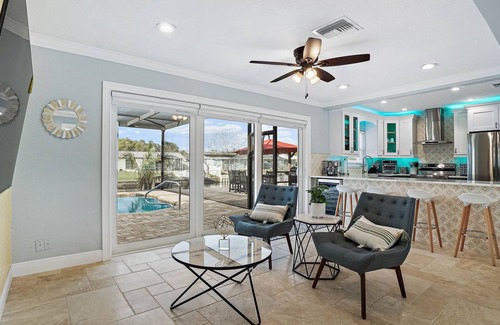 Riviera Bay House | Serenity by the Bay Waterfront HEATED POOL is an option. BOAT LIFT WITH KAYAK