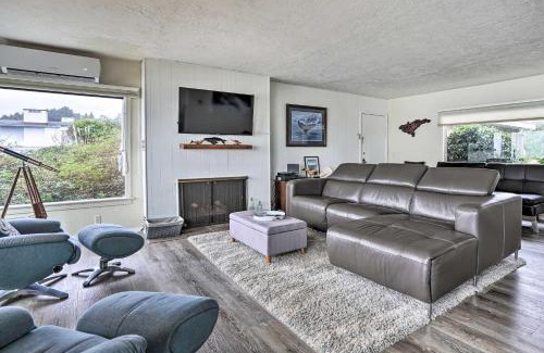 Brookings House | Serenity By The Sea - Chic Oceanfront Home with Deck