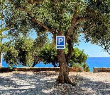 Ammoudara Apartment | Serenity garden with sea view