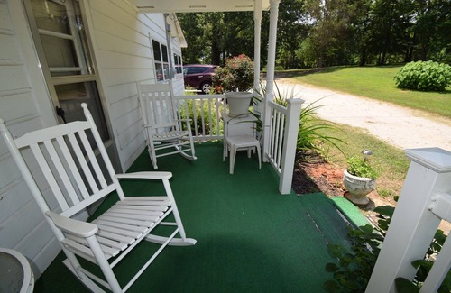 Greenwood House | Serenity House: 4 or 5 bedrooms, large patio, parking for work vehicles.