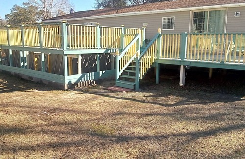 Sunset Beach House | "Serenity Now" Beautiful Lake Front property with Pool in Sunset Beach, NC