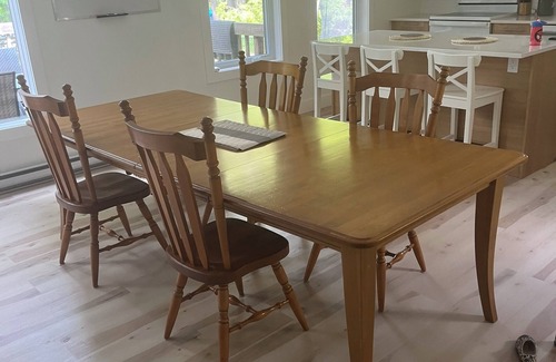 Haliburton Cottage | Serenity Now!nBeautiful Drag Lake. Beach, dock, hot tub and fire pit. Flat lot.