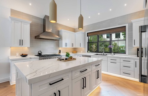 New Town House | SERENITY ON SUNRISE ~ 5 BR/5.5 Bath New Town Home w/Pool & Dockage!
