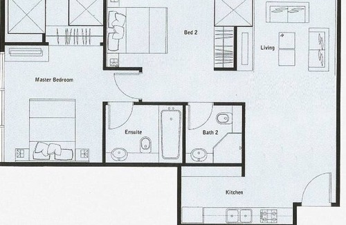 Yan Nawa Apartment | Serviced 2 Bed PENTHOUSE SKY VILLAS with View, Pool and BTS