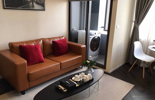 Phra Khanong Nuea Condo | Serviced 1BR Duplex/45 SQM/Sukhumvit 48/monthly