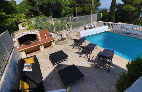 Sete Villa | Sete, St Clair, Charming house Pool Clim Beautiful view etang Thau Gr quiet garden