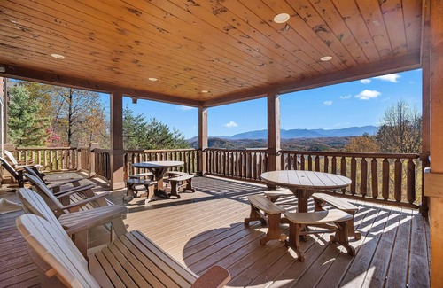 Gatlinburg - Pigeon Forge Cabin | Sevierville - Mountain Golf Lodge - 8 Bdrms.