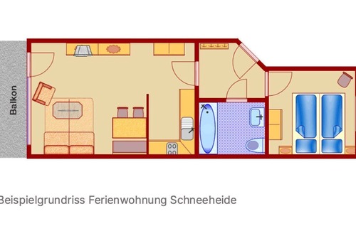 Missen Apartment | SH 4/5 Fewo Schneeheide im Feriendorf Sonnenhang - Ferienwohnung Schneeheide im Feriendorf