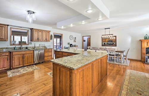 Grove House | Shared Hot Tub, Pool & Dock: Lakefront Grove House