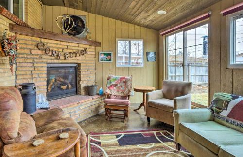 Northeast Park Hill Apartment | Shared Patio and Fire Pit Denver Apartment