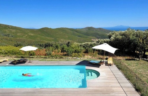 Sisco House | Sheepfolds, swimming pool, between sea and mountains, wide open spaces, panoramic view