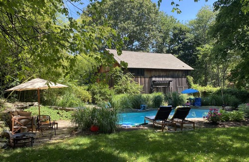 Shelter Island Heights House | Shelter Island beauty - nature and light - modern barn with pool, walk to water