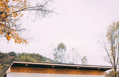 New Plymouth Cottage | Shipping Container Luna Cottage Hocking Hills Tiny House