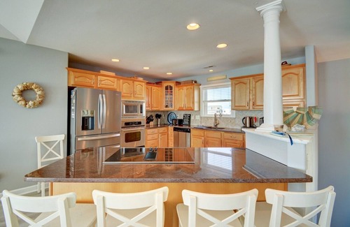 Ocean City Beach House | "Shore Blessed" Private Pool, Tiki Bar, Ocean View, Gourmet Kitchen, Elevator