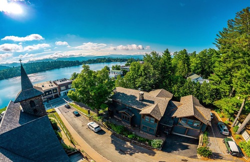 Lake Placid House | Shore Crest, Lake Placid Historic Home, Steps from Main Street with Lake View