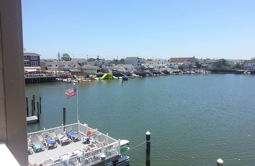 Stone Harbor Condo | Shore Getaway Right in the Middle of Town and Waterfront View!