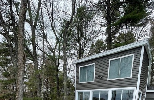 Standish Cottage | Shorefront on Sebago Lake. Private Sandy Beach