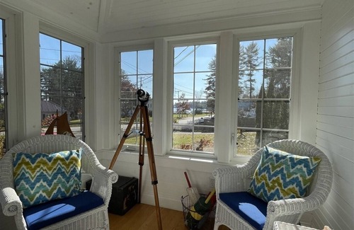 North Sebago House | Short walk to a large sandy beach on Sebago Lake.