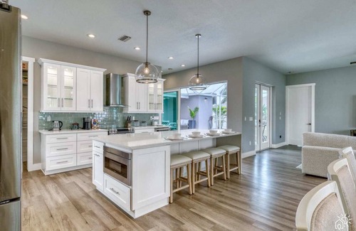 Vamo House | Siesta Key Modern Retreat with Heated Pool & Spa