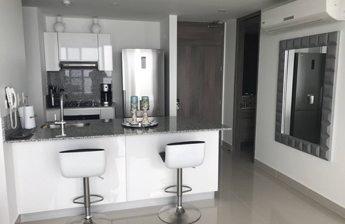 Bocagrande Condo | SIMPLY PARADISE New 2017 Direct Ocean Front Luxury condo on the 38th Floor