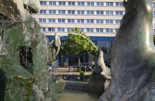 Schwerin House | Single room, shower, WC, street side - InterCity Hotel Schwerin