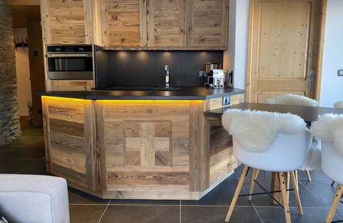 Arc-1800 Apartment | Ski-in/ski-out apartment in large chalet with heated pool, 50m from ESF ski school