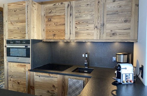 Arc-1800 Apartment | Ski-in/ski-out apartment in large chalet with heated pool, 50m from ESF ski school