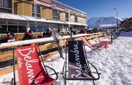 Orcieres-Merlette Apartment | Ski-in/ski-out & foot of the slopes, view resort, tv, ski locker, 25-30m², Orcières Merlette 1850