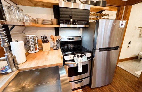 Whitefish Cabin | Ski In/Ski Out Luxury Cabin, next to Chair 3, Hot Tub, Sleeps 5, Fireplace and AC!
