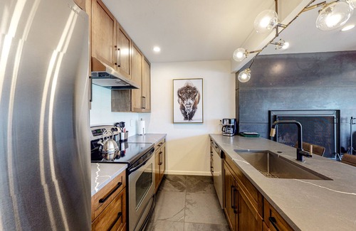Purgatory Condo | Ski view condo with wood fireplace & front deck