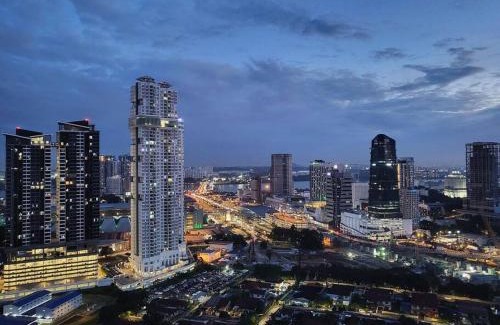 Central District Apartment | SKS Pavilion Ultimate Skyline w Bathtub 3 BR, 6 Pax
