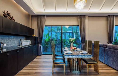 Kao Yai Villa | Sky Blue Pool Villa at Hua Hin 3Bedrooms and 4 Bathrooms near Cha-Am beach