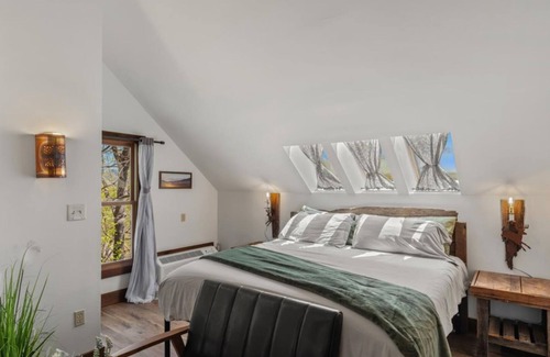 Townsend Hotel | Sky-Filled King Suite | Walk-In Shower | Private Balcony