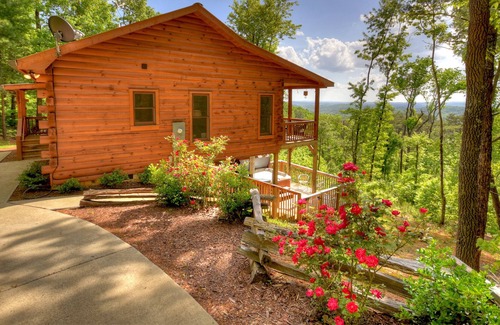 Hidden Lake Cabin | SkyeView Getaway- amazing views, hot tub and firepit
