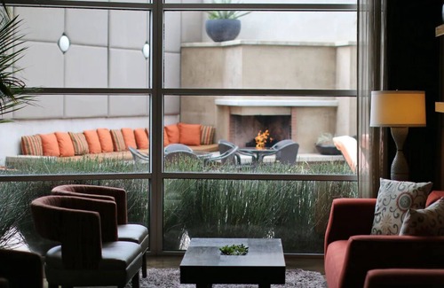 Los Angeles Hotel | Skyline King Room at Hotel Angeleno with Skyline View of LA, Room Service!