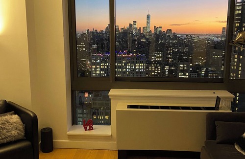 Central Park South Apartment | Skyline Views from a Luxe High Rise in NYC