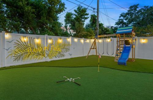Seminole House | Slashin' Staycation Pool Putt Putt Kids Playground