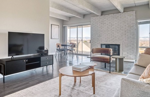 Speer Apartment | Sleek Capitol Hill 2BR w/ Patio & Gym, 1 block from Hiking, by Blueground