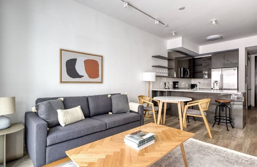 Industrial Section Apartment | Sleek Coral Gables 1BR w/W/D, Pool & Gym, near Shops, by Blueground