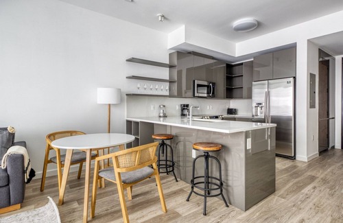 Industrial Section Apartment | Sleek Coral Gables 1BR w/W/D, Pool & Gym, near Shops, by Blueground