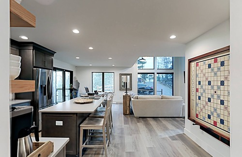 Pisgah Forest House | Sleek house with screened porch, fireplace, & soaking tub - Dogs OK