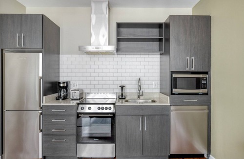 Mount Vernon Triangle Apartment | Sleek Mount Vernon 1BR w/Gym, Roof & W/D, near Metro, by Blueground