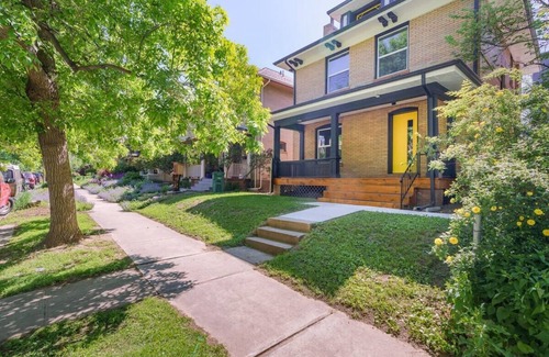 Congress Park Apartment | Sleek & Stylish Apt Steps From Bluebird Theater