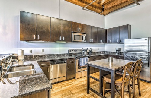 Downtown West Apartment | Sleep 8 DWTN Loft-Walk to Convention Ctr & Sights