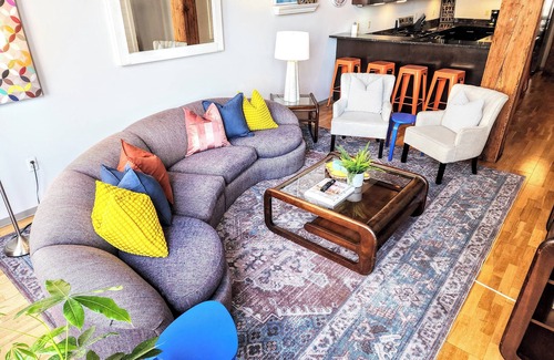 Downtown West Apartment | Sleep 8 DWTN Loft-Walk to Convention Ctr & Sights